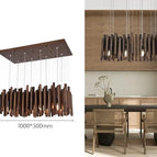 Bois foncé long 100 cm