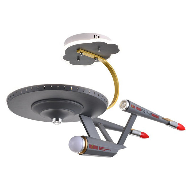 ChandelierDecor - Space Ship Galaxy LED Light for Kids Room