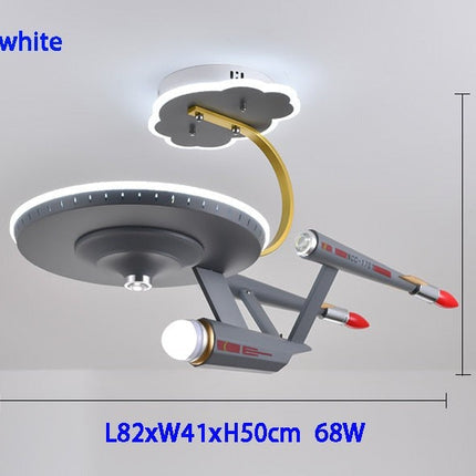 ChandelierDecor - Space Ship Galaxy LED Light for Kids Room