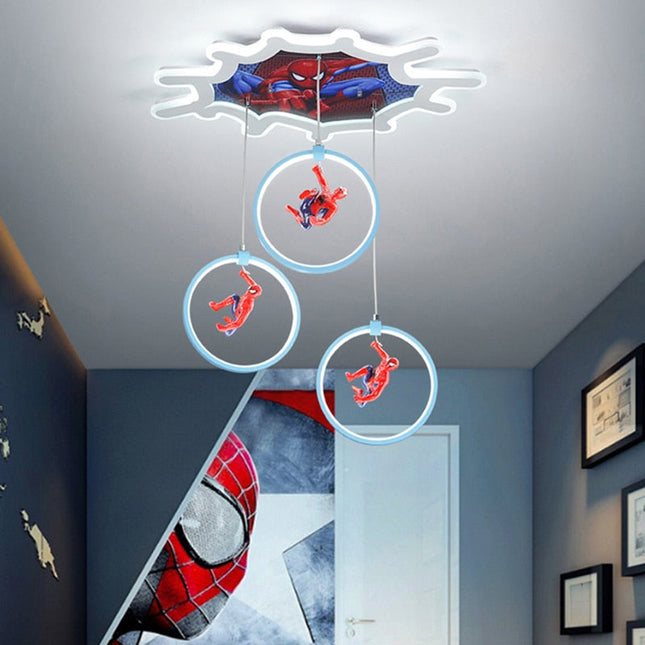 ChandelierDecor - Spiderman Ceiling Light - Deco Lighting for Kids Room