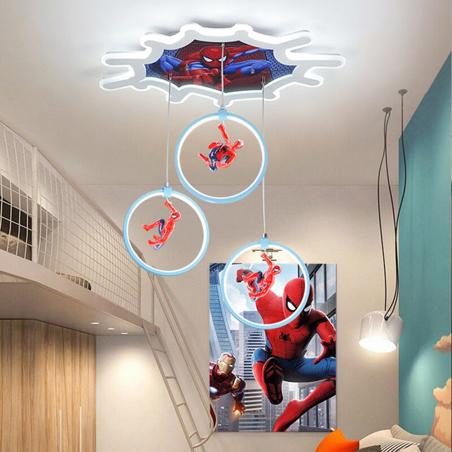 ChandelierDecor - Spiderman Ceiling Light - Deco Lighting for Kids Room