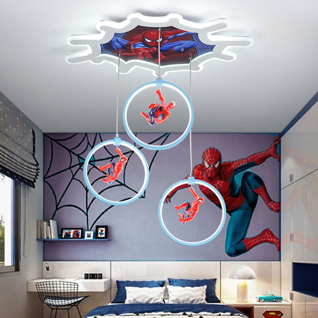 ChandelierDecor - Spiderman Ceiling Light - Deco Lighting for Kids Room