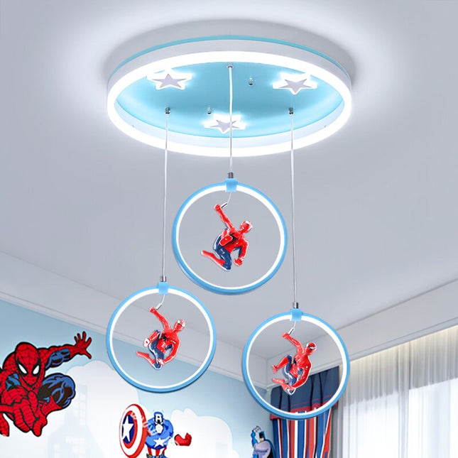 ChandelierDecor - Spiderman Ceiling Light - Deco Lighting for Kids Room