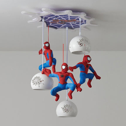 ChandelierDecor - Spiderman Pendant Light - Art Deco Lighting for Kids Room