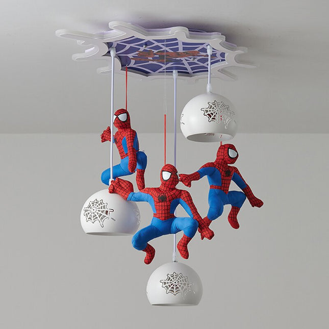 ChandelierDecor - Spiderman Pendant Light - Art Deco Lighting for Kids Room