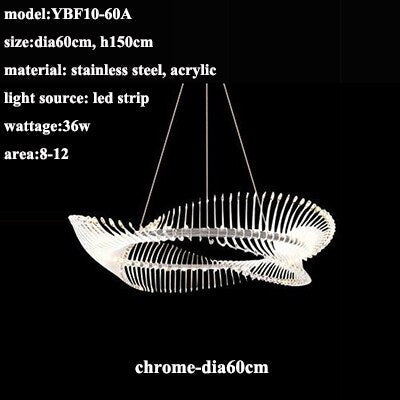 ChandelierDecor - Spiral Acrylic Chandelier: Illuminate with Style