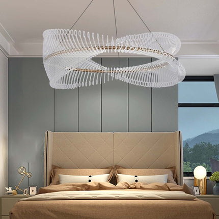 ChandelierDecor - Spiral Acrylic Chandelier: Illuminate with Style