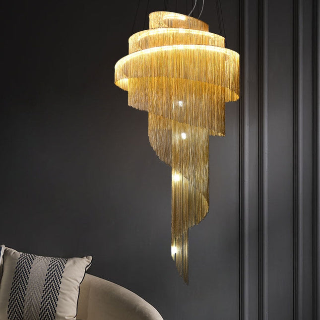 ChandelierDecor - Spiral Chandelier Chain: Quality and Versatile Solution