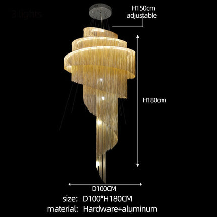 ChandelierDecor - Spiral Chandelier Chain: Quality and Versatile Solution