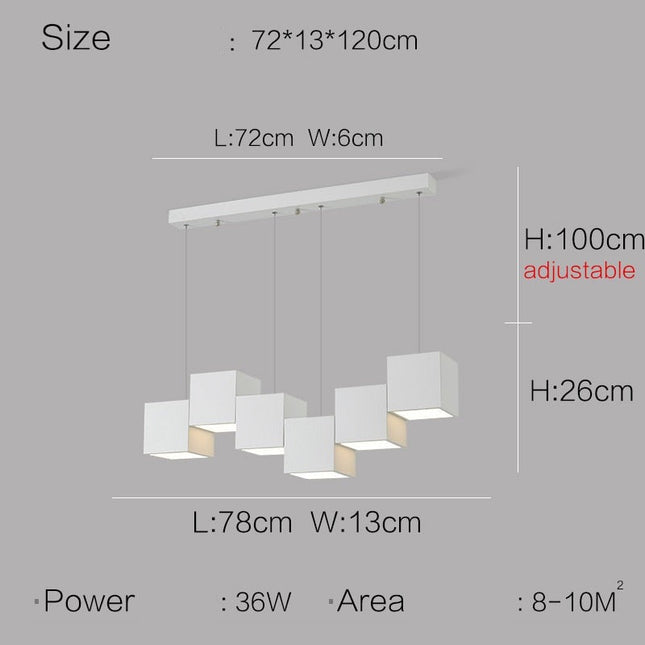 ChandelierDecor - Square Blocks Pendant Light