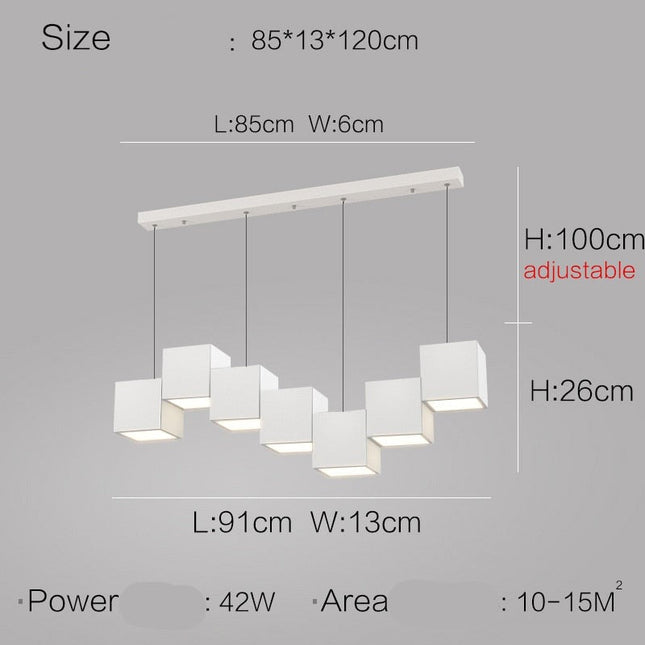 ChandelierDecor - Square Blocks Pendant Light