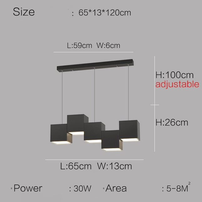ChandelierDecor - Square Blocks Pendant Light