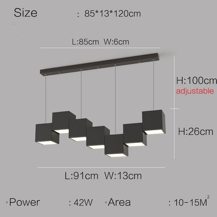 ChandelierDecor - Square Blocks Pendant Light