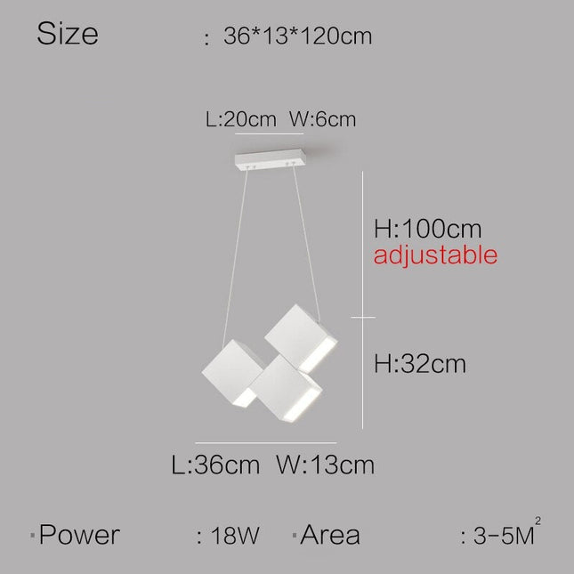 ChandelierDecor - Square Blocks Pendant Light