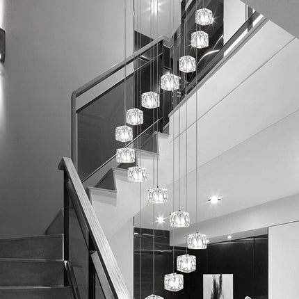 ChandelierDecor - Square Crystal Cubes Chandelier