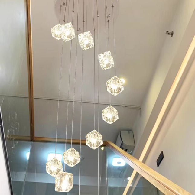 ChandelierDecor - Square Crystal Cubes Chandelier