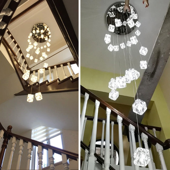 ChandelierDecor - Square Crystal Cubes Chandelier