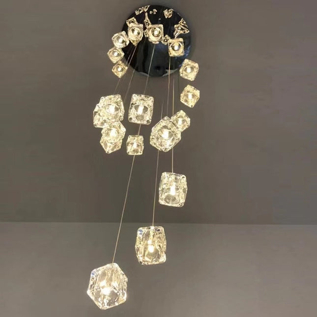 ChandelierDecor - Square Crystal Cubes Chandelier