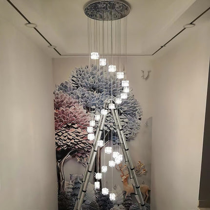 ChandelierDecor - Square Crystal Cubes Chandelier