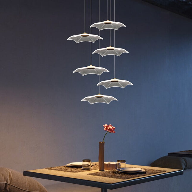 ChandelierDecor - Staggered Staircase Chandelier - Grand Staircases Lighting