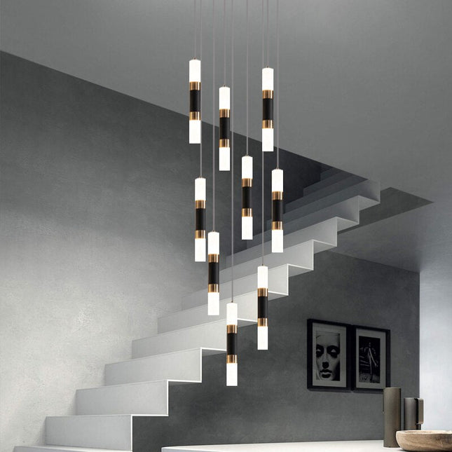 ChandelierDecor - Staircase Chandelier - Illuminate with Acrylic Chandelier