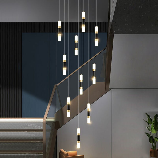 ChandelierDecor - Staircase Chandelier - Illuminate with Acrylic Chandelier