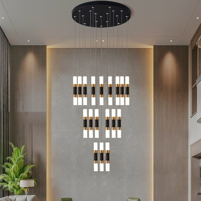 ChandelierDecor - Staircase Chandelier - Illuminate with Acrylic Chandelier