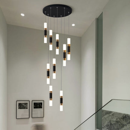 ChandelierDecor - Staircase Chandelier - Illuminate with Acrylic Chandelier