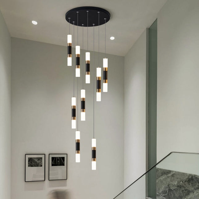 ChandelierDecor - Staircase Chandelier - Illuminate with Acrylic Chandelier