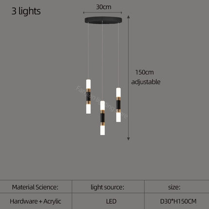 ChandelierDecor - Staircase Chandelier - Illuminate with Acrylic Chandelier