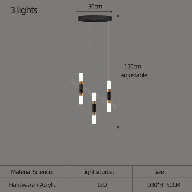 ChandelierDecor - Staircase Chandelier - Illuminate with Acrylic Chandelier