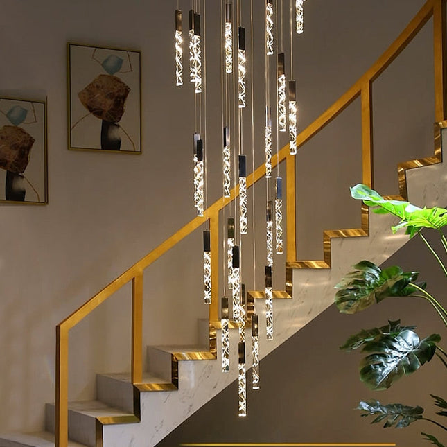 ChandelierDecor - Staircase Crystal Chandelier Light