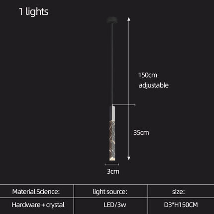 ChandelierDecor - Staircase Crystal Chandelier Light