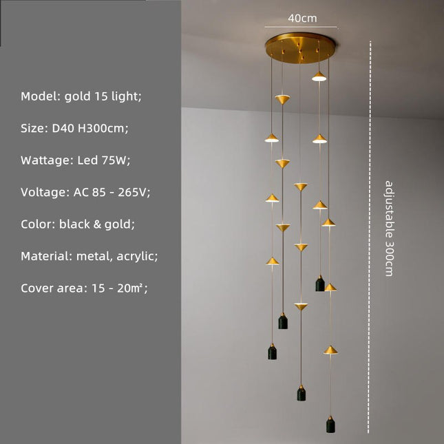 ChandelierDecor - String Bedside LED Adjustable Floor Lamp