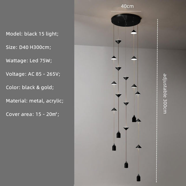 ChandelierDecor - String Bedside LED Adjustable Floor Lamp