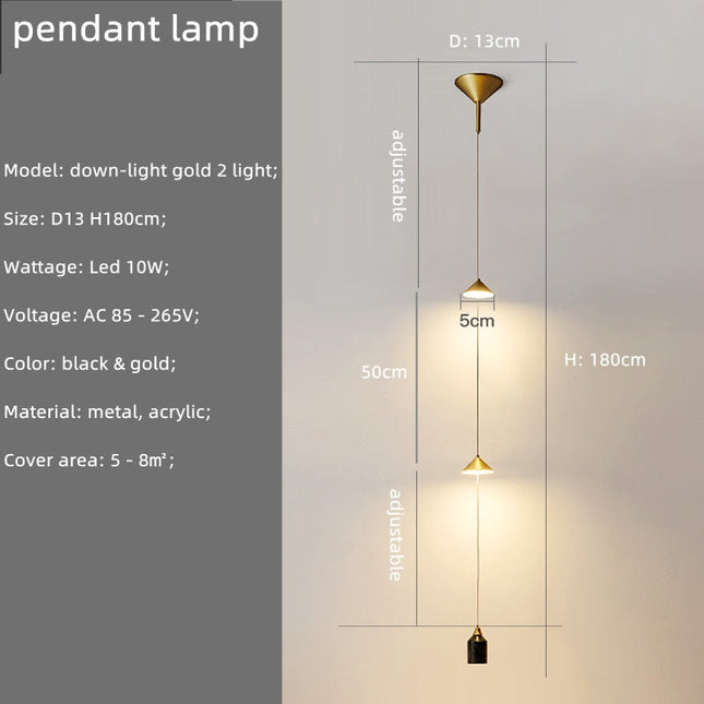 ChandelierDecor - String Bedside LED Adjustable Floor Lamp