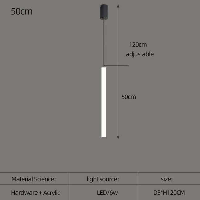 ChandelierDecor - Strip Cylinders Chandelier - Sleek & Modern Lighting