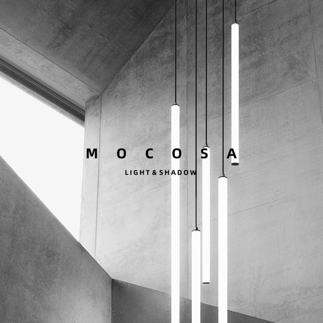 ChandelierDecor - Strip Cylinders Chandelier - Sleek & Modern Lighting