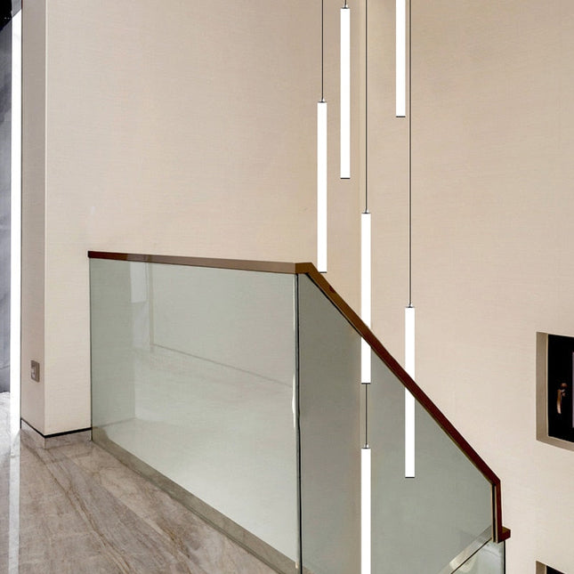 ChandelierDecor - Strip Cylinders Chandelier - Sleek & Modern Lighting