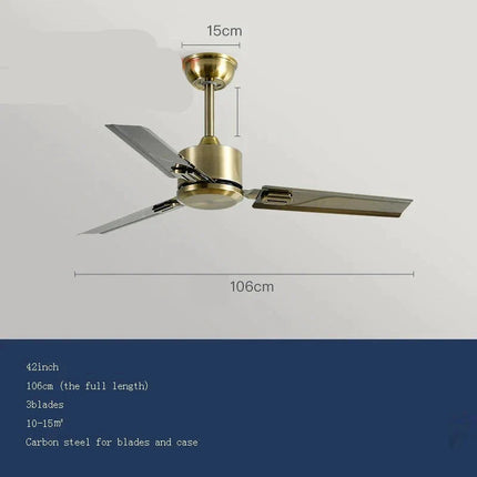 ChandelierDecor - Strong Wind Quiet Ceiling Fan for an Ideal Home