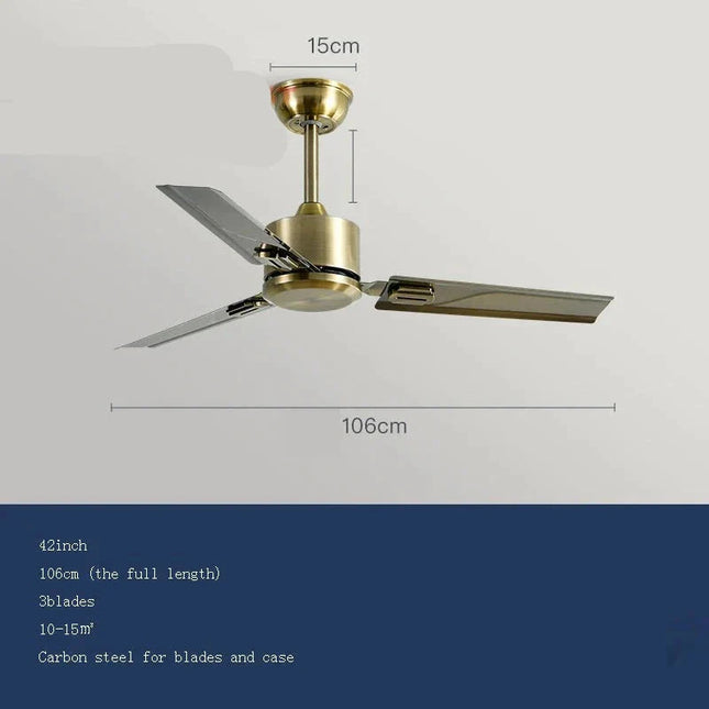 ChandelierDecor - Strong Wind Quiet Ceiling Fan for an Ideal Home