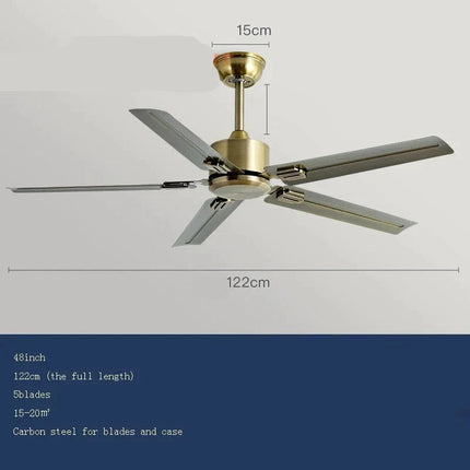 ChandelierDecor - Strong Wind Quiet Ceiling Fan for an Ideal Home