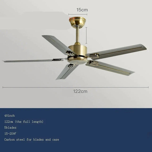 ChandelierDecor - Strong Wind Quiet Ceiling Fan for an Ideal Home