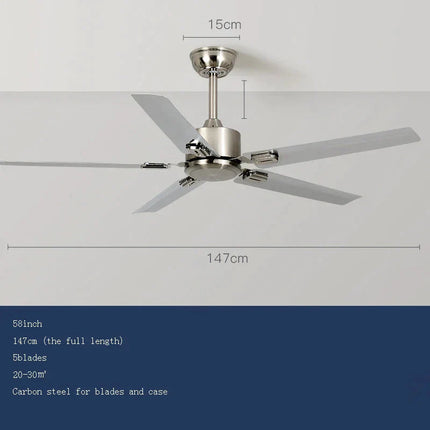 ChandelierDecor - Strong Wind Quiet Ceiling Fan for an Ideal Home
