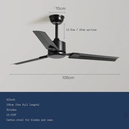 ChandelierDecor - Strong Wind Quiet Ceiling Fan for an Ideal Home