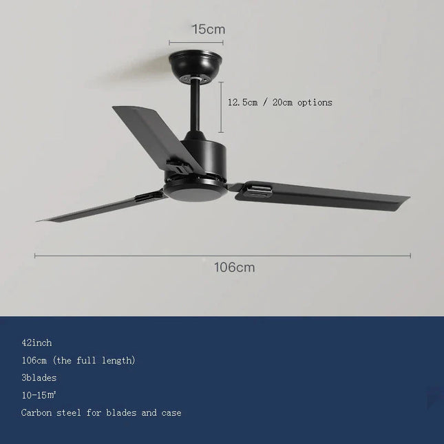ChandelierDecor - Strong Wind Quiet Ceiling Fan for an Ideal Home