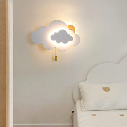 ChandelierDecor - Sun Cloud Night Light Wall Lamp for Kids Room