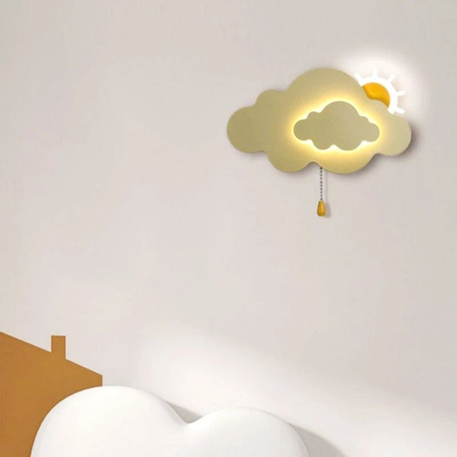 ChandelierDecor - Sun Cloud Night Light Wall Lamp for Kids Room
