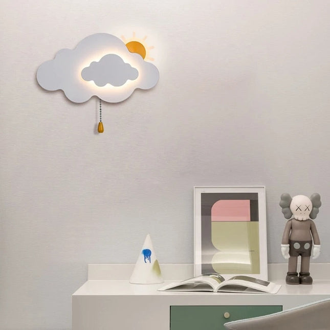 ChandelierDecor - Sun Cloud Night Light Wall Lamp for Kids Room