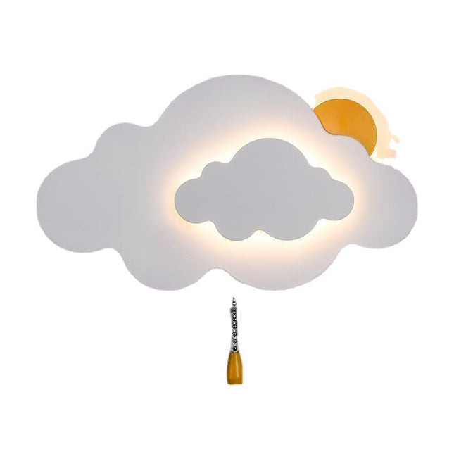 ChandelierDecor - Sun Cloud Night Light Wall Lamp for Kids Room